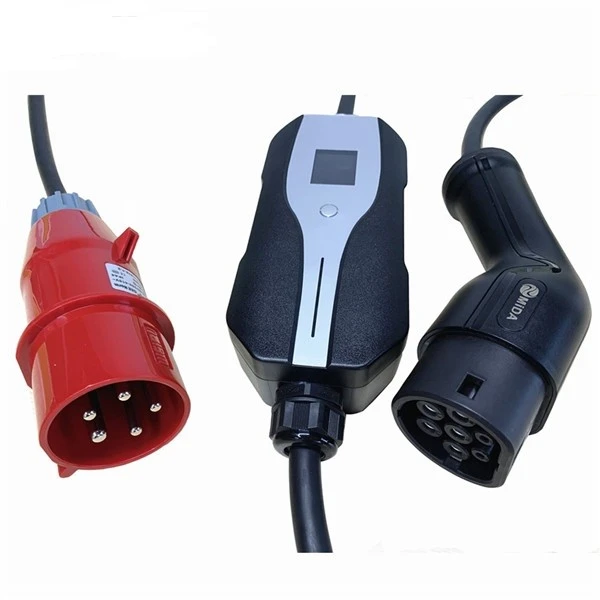 Level 2 EV Charger 32A 5 Pin Red CEE Level 2 EV Charger 32A 5 Pin Red CEE